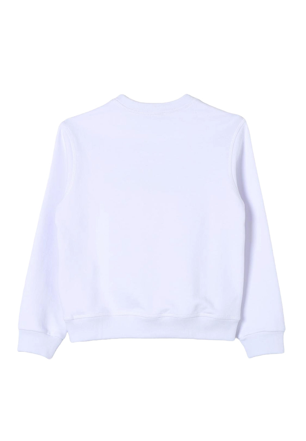 Weißes Sweatshirt mit Rundhalsausschnitt für Jungen
