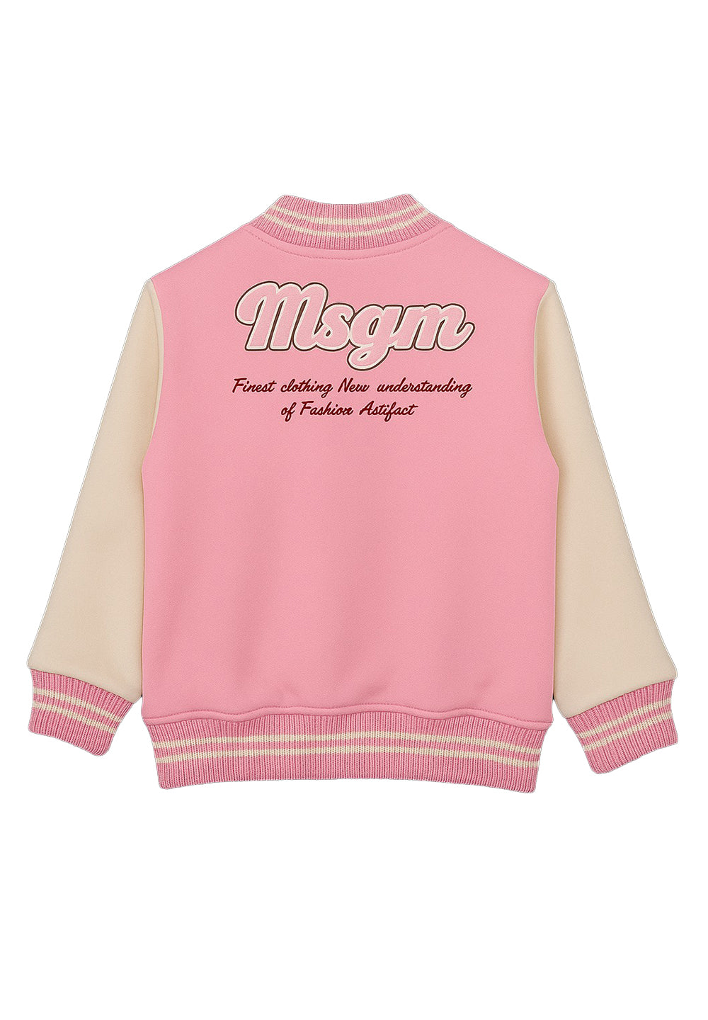 Blouson aviateur rose pour nouveau-nés