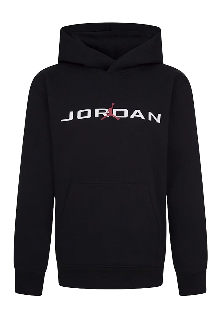 Sudadera negra con capucha para niño