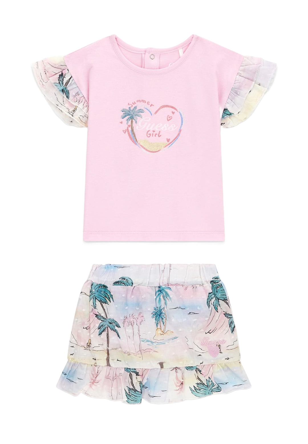 Tenue rose pour bébé fille