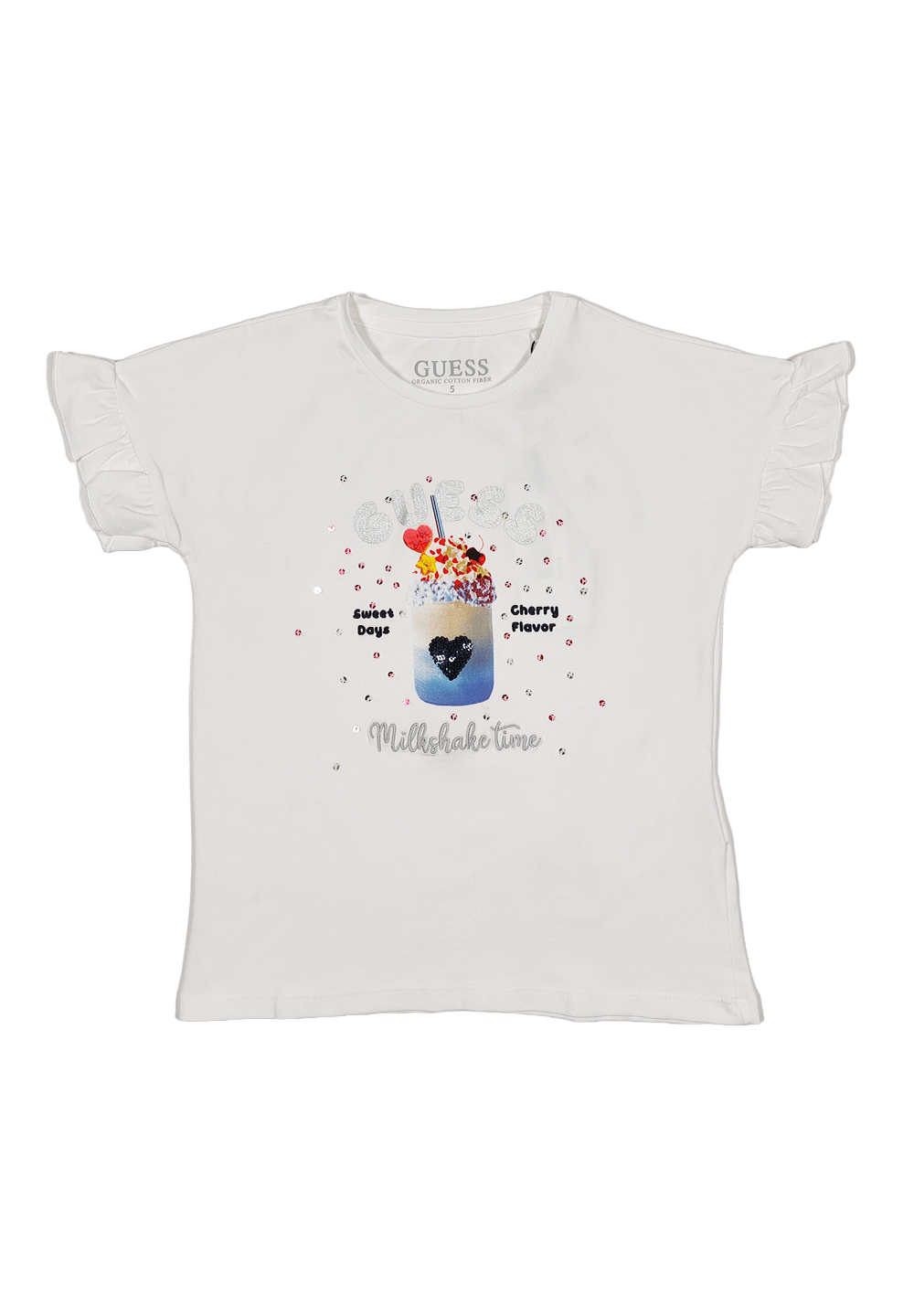 Camiseta blanca para bebé niña