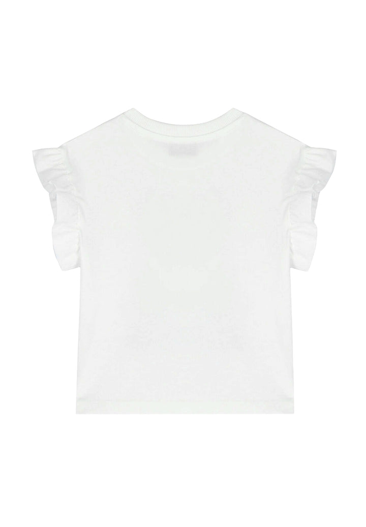 T-shirt bianca per bambina - Primamoda kids