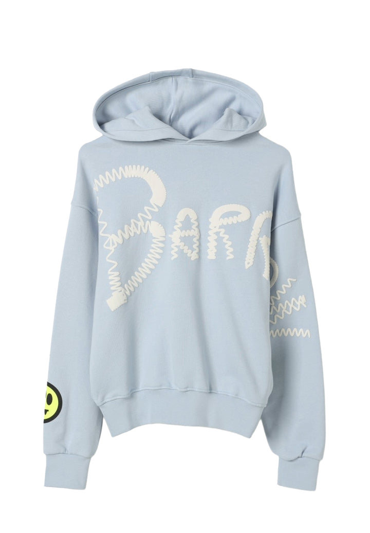Light blue hooded sweatshirt for a boy