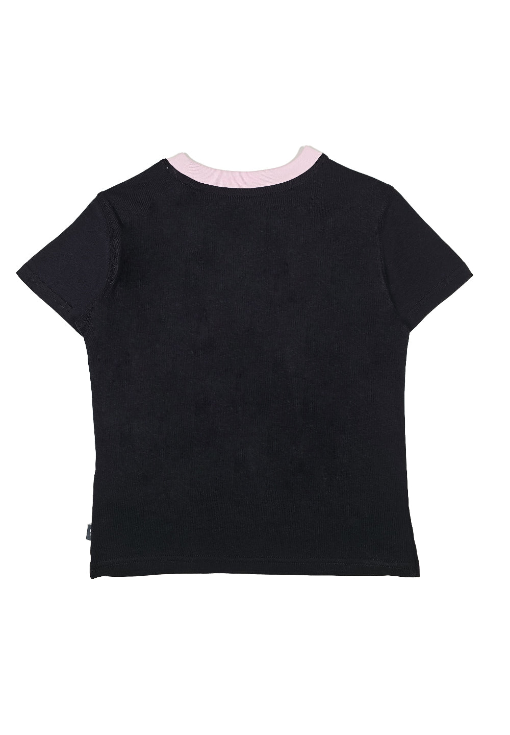 T-shirt noir et rose pour fille