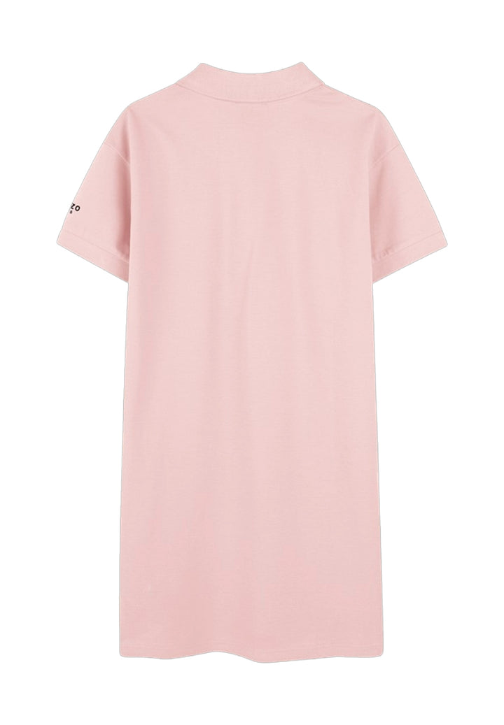 Vestido polo rosa para niña