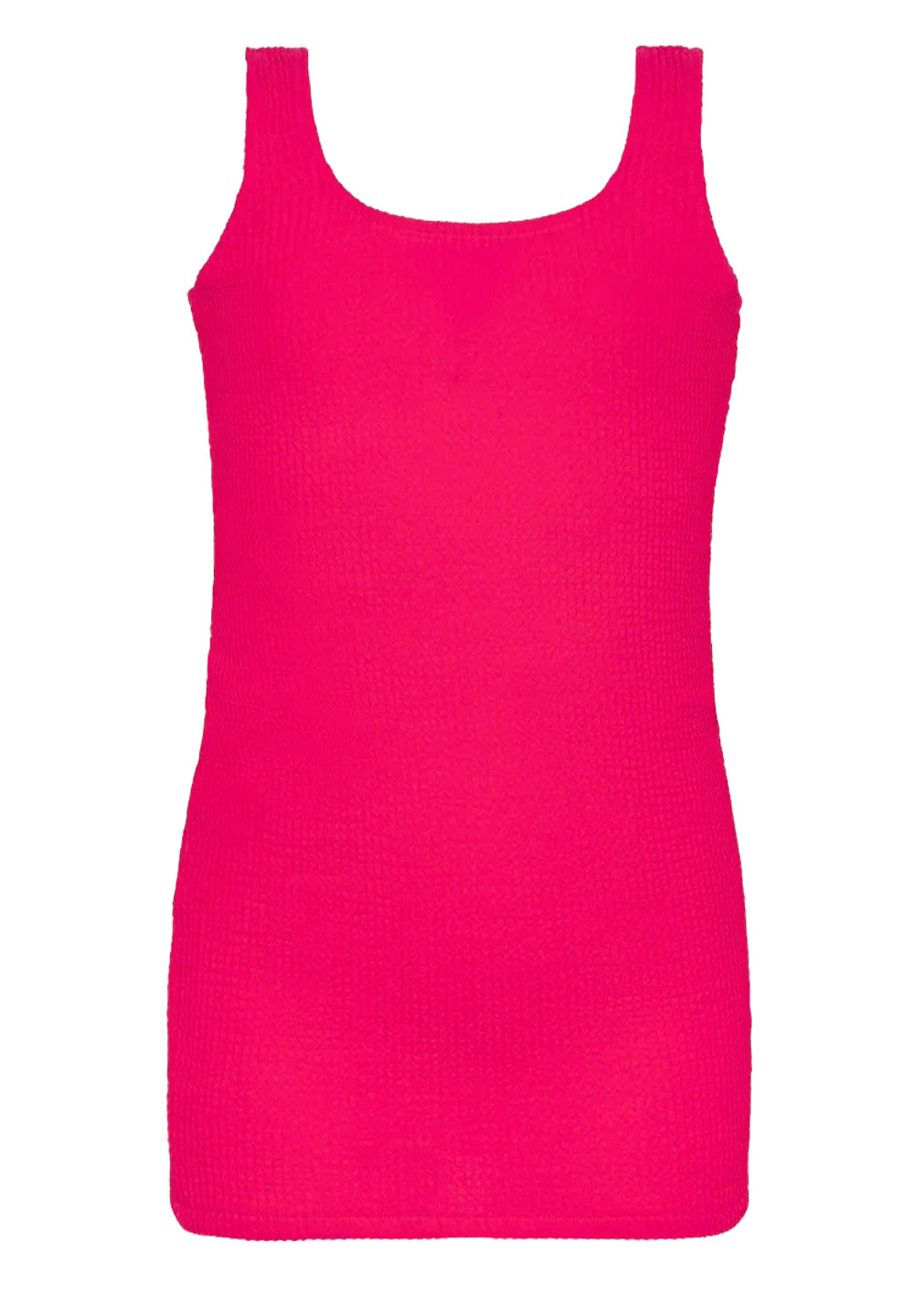 Vestido fucsia flúor para niña