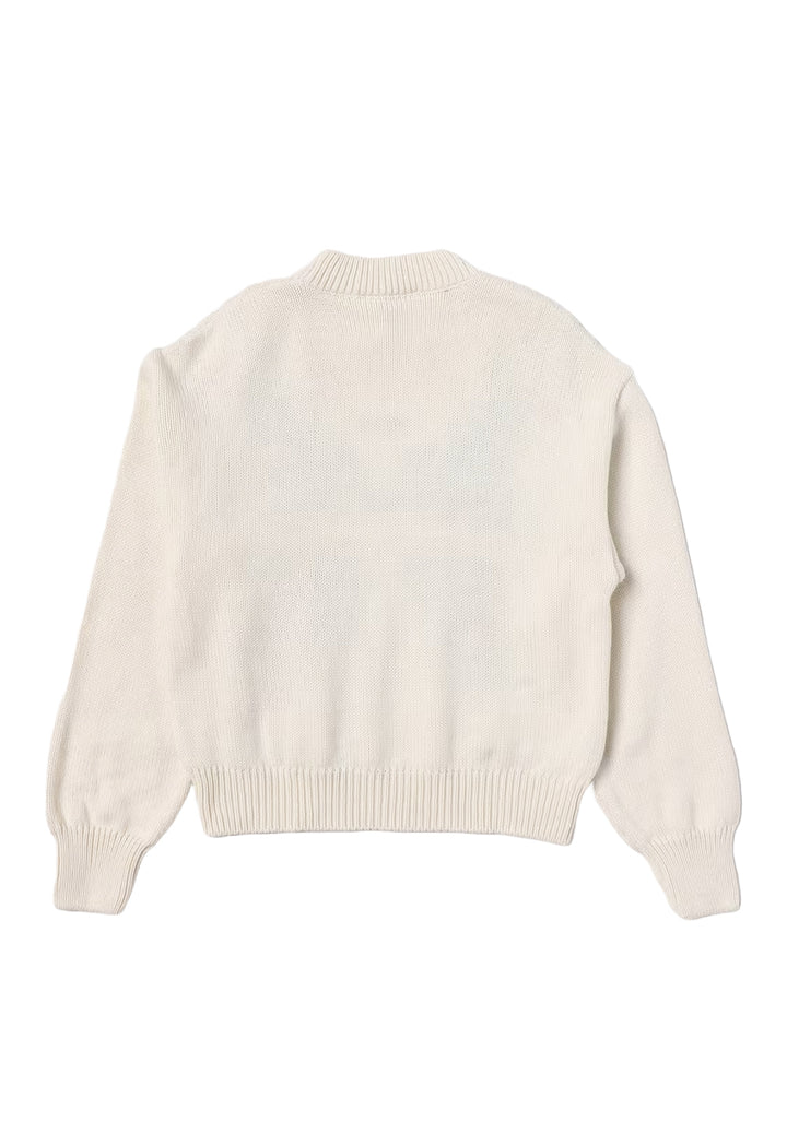 Pull crème pour fille