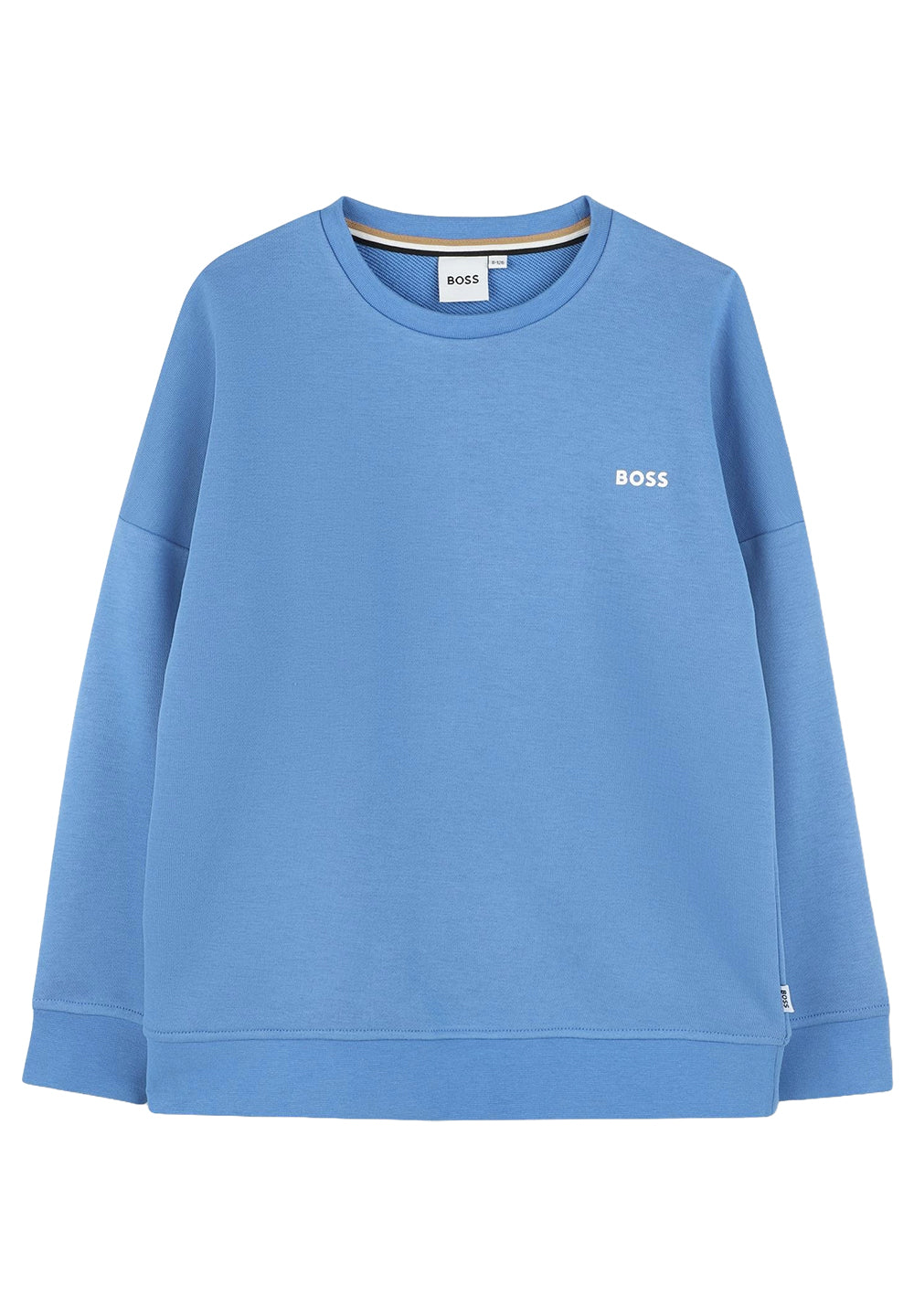 Blaues Sweatshirt mit Rundhalsausschnitt für Jungen