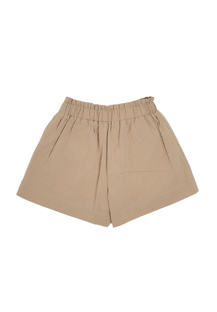 Short beige pour bébé fille