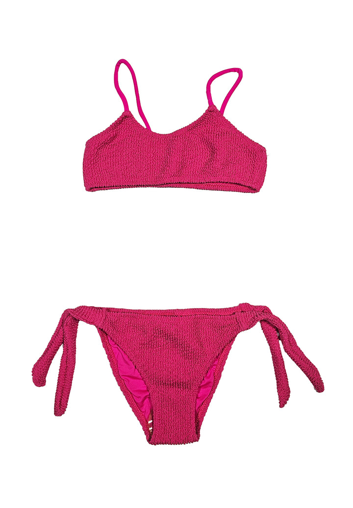 Costume bikini fuxia per bambina - Primamoda kids