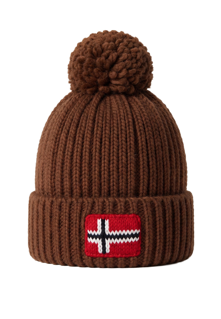Gorro marrón para niño