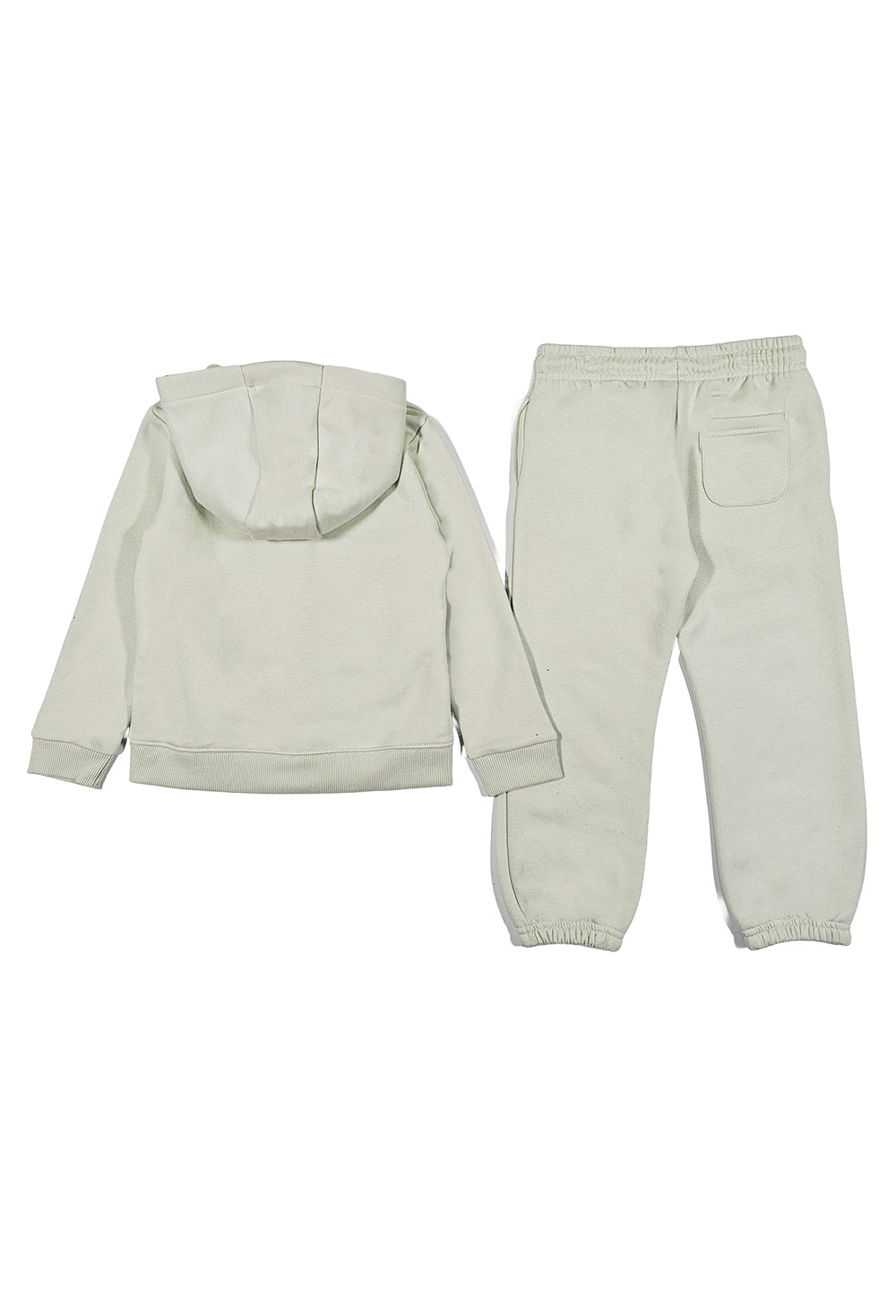 Conjunto de 3 piezas verde-rosa para niña