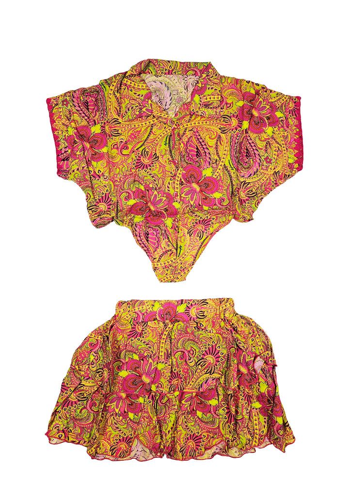 Completo multicolor per bambina - Primamoda kids