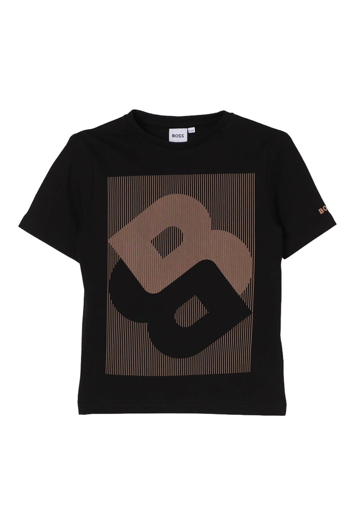 Schwarzes T-Shirt für Jungen
