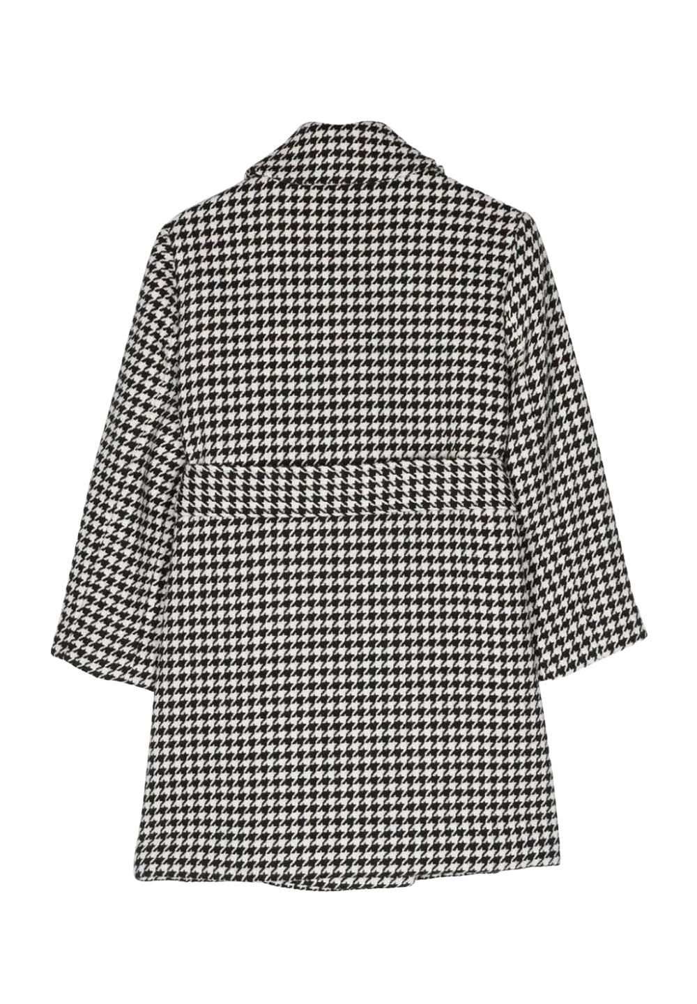 Manteau noir et blanc pour fille