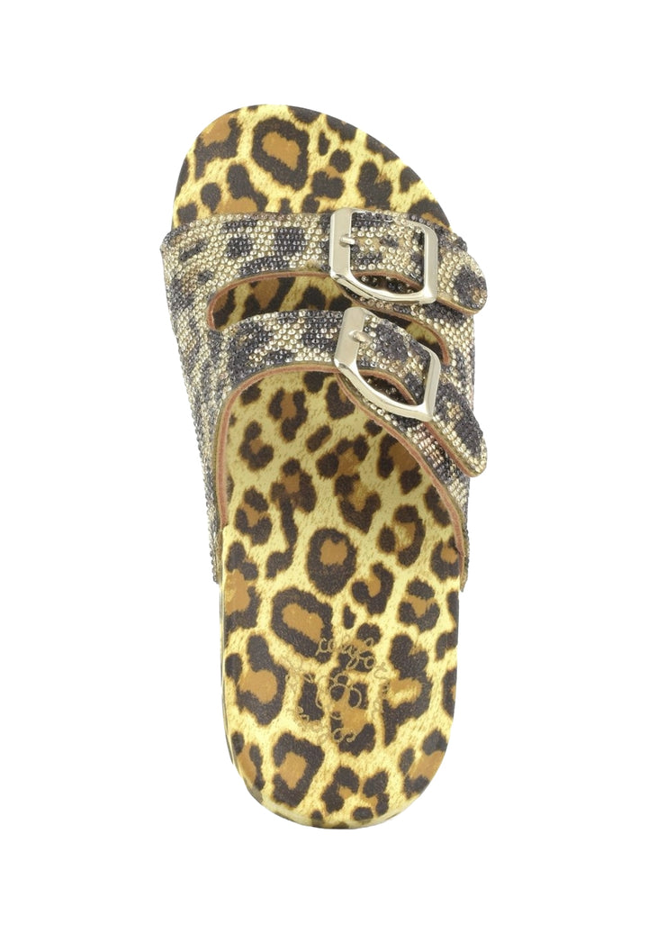 Leoparden-Hausschuhe für Mädchen