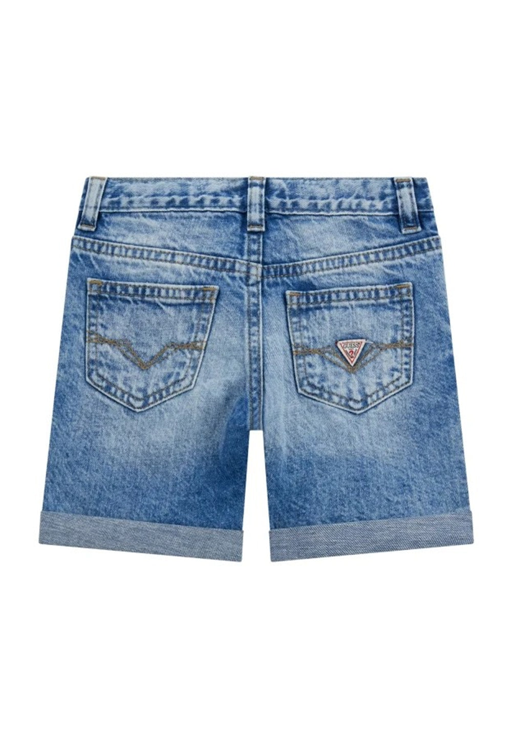 Bermudas de mezclilla azul para bebé