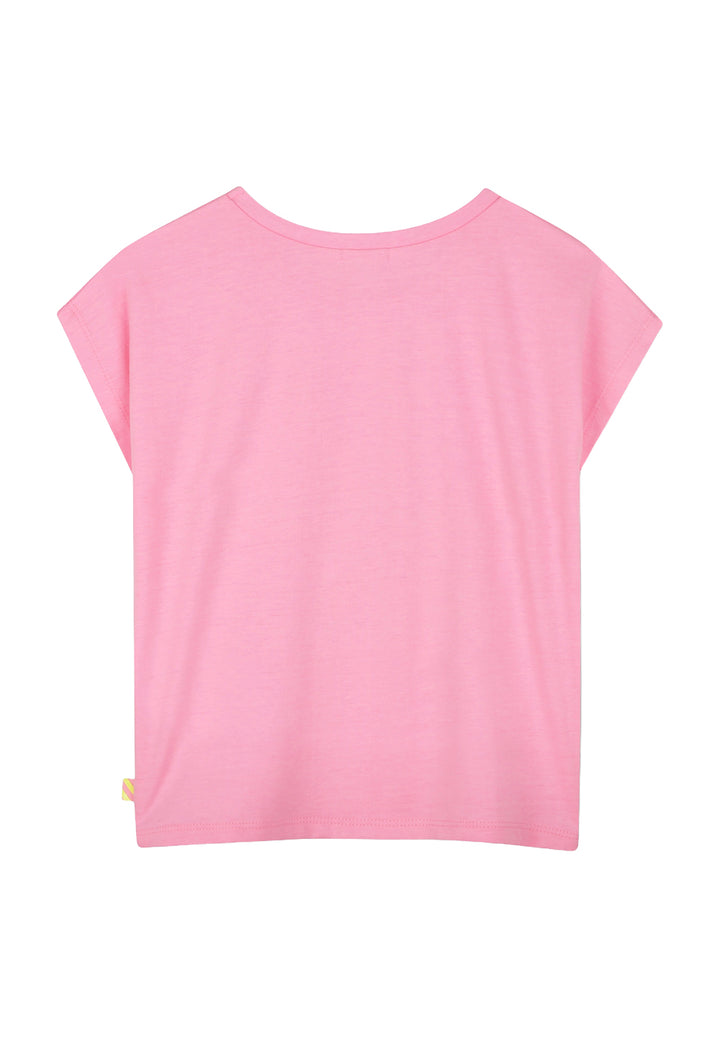 T-shirt rose pour fille