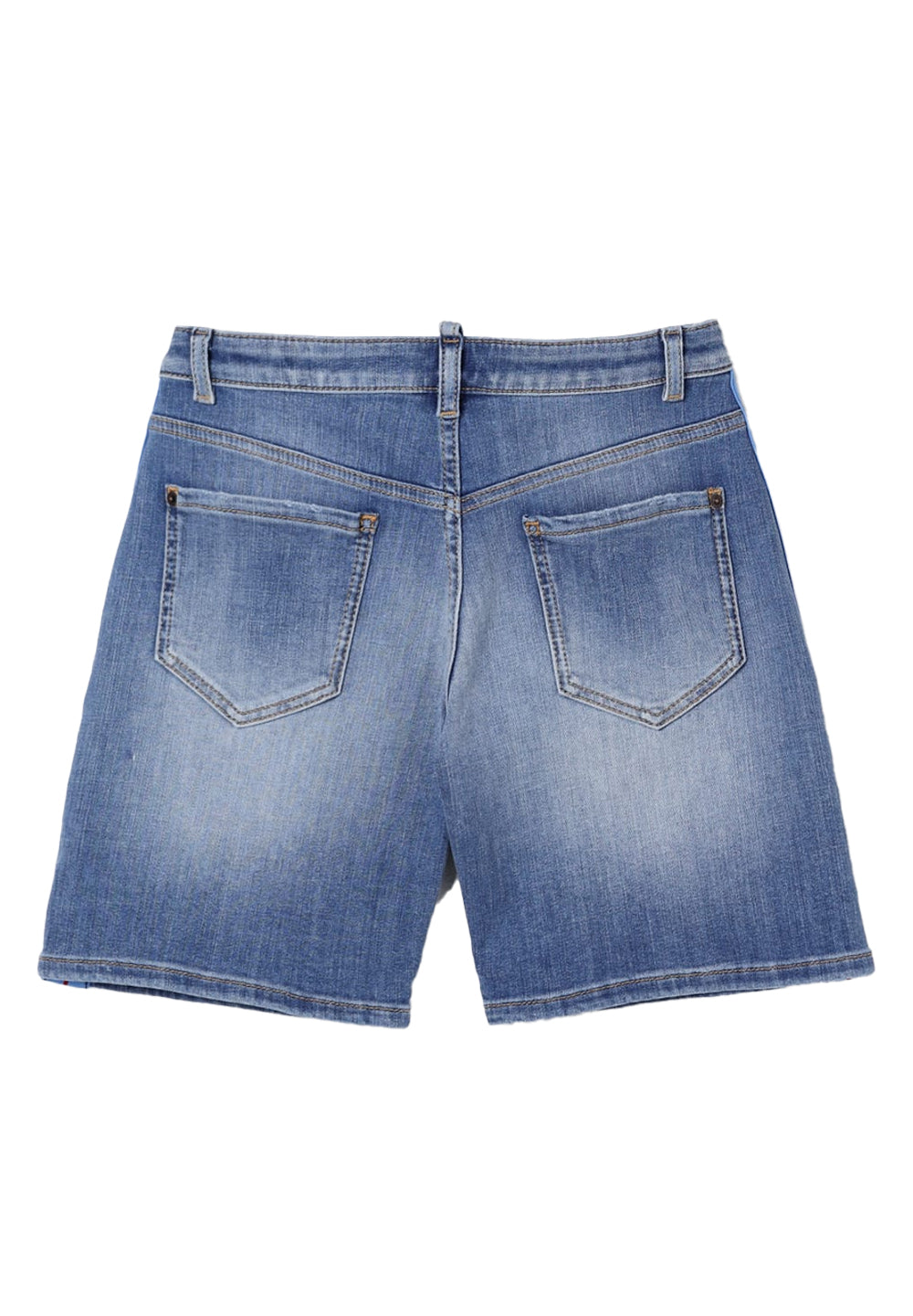 Blue denim Bermuda shorts for boys