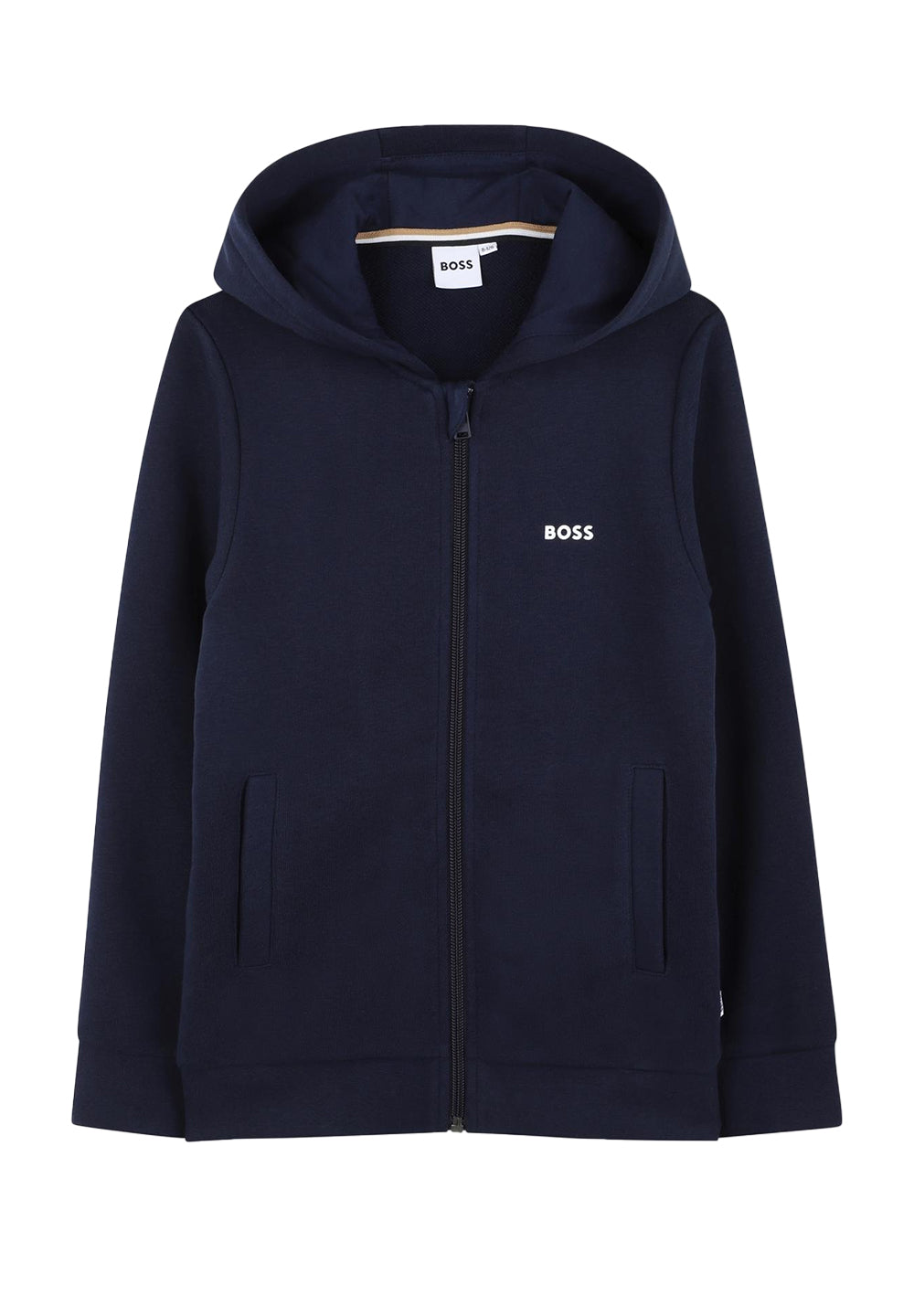 Sweat à capuche zippé bleu pour enfant