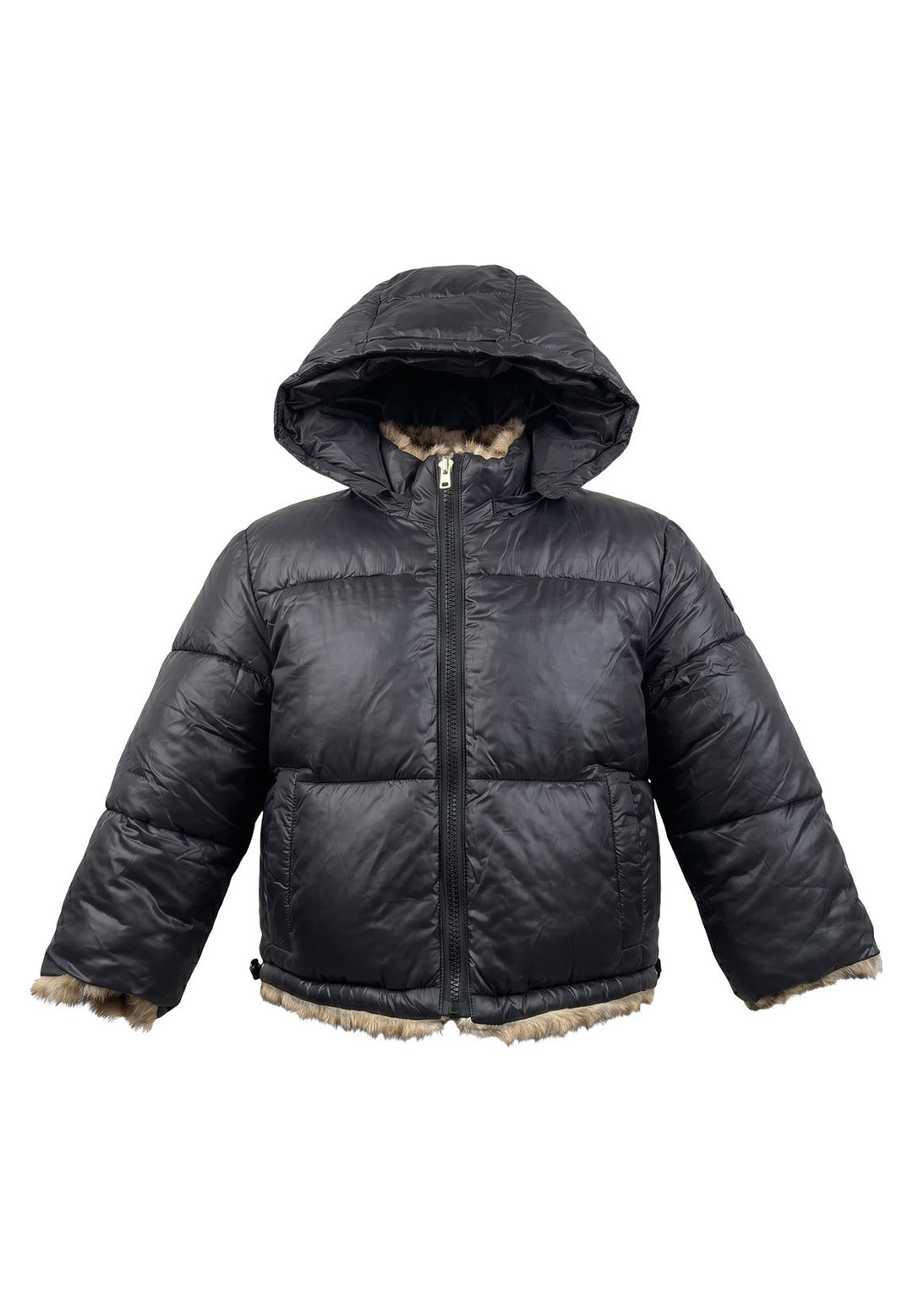 Giubbotto reversibile multicolor per bambina