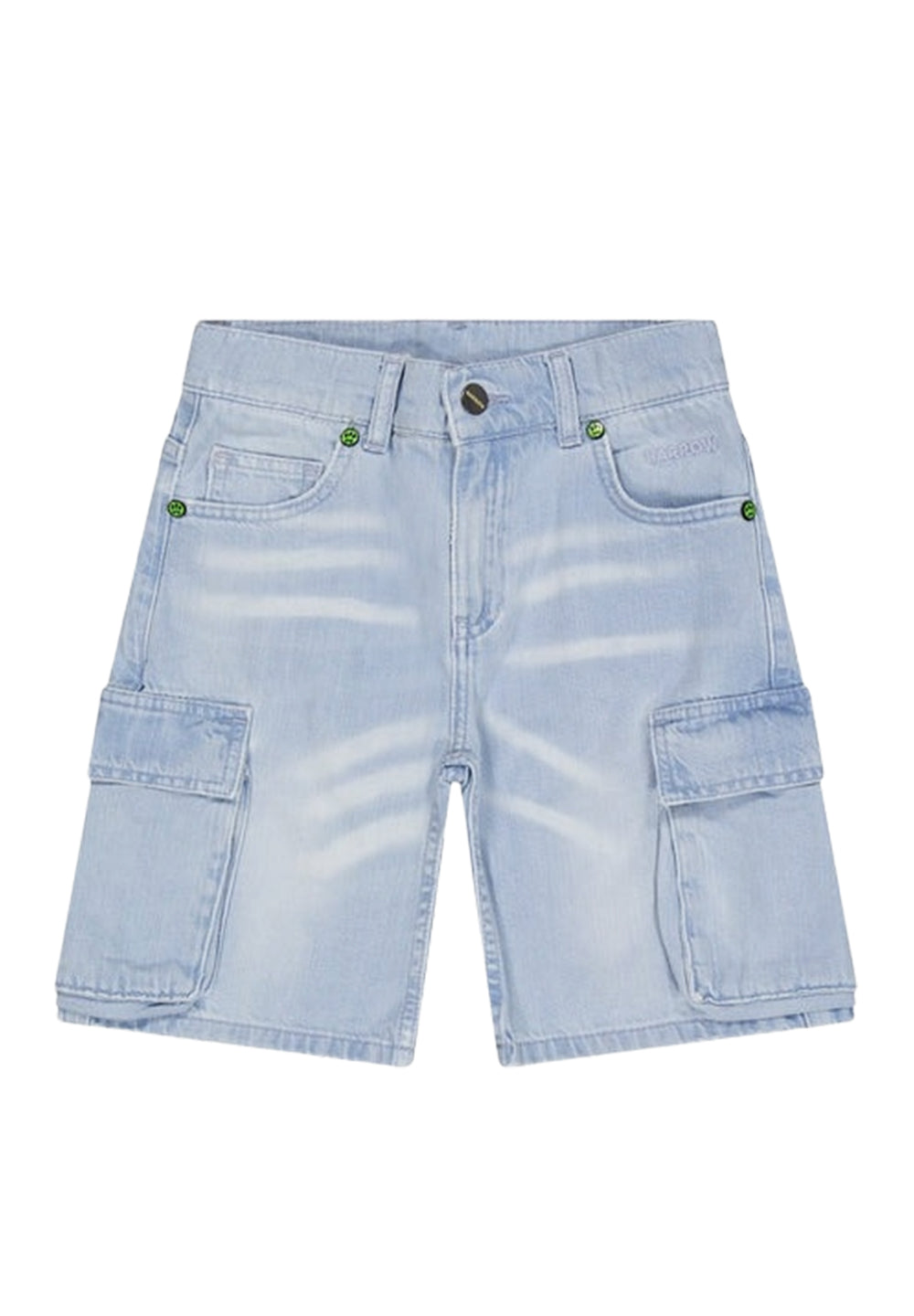 Blue denim Bermuda shorts for boys