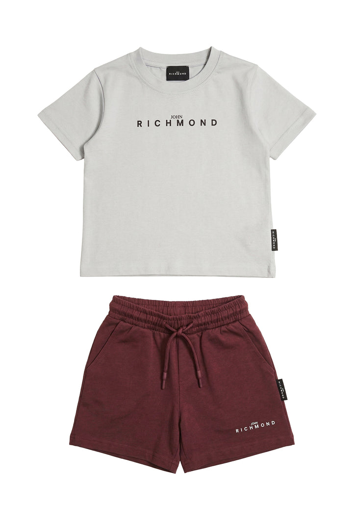 Grau-kakaofarbenes Baby-Outfit