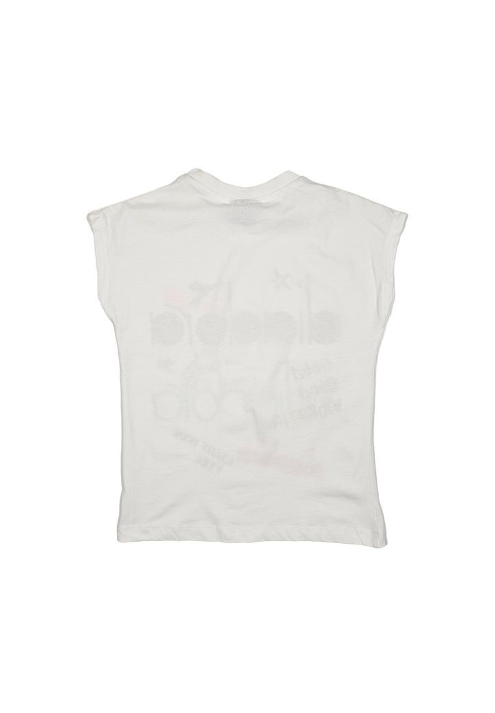 T-shirt blanc pour fille