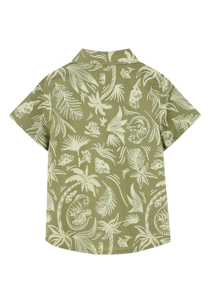 Green shirt for a boy