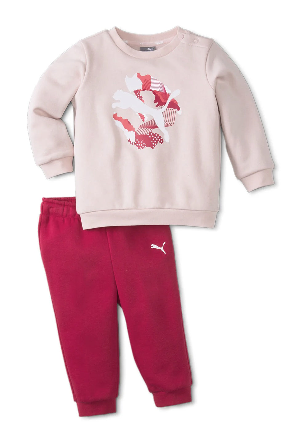 Conjunto de sudadera rosa fucsia para bebé niña