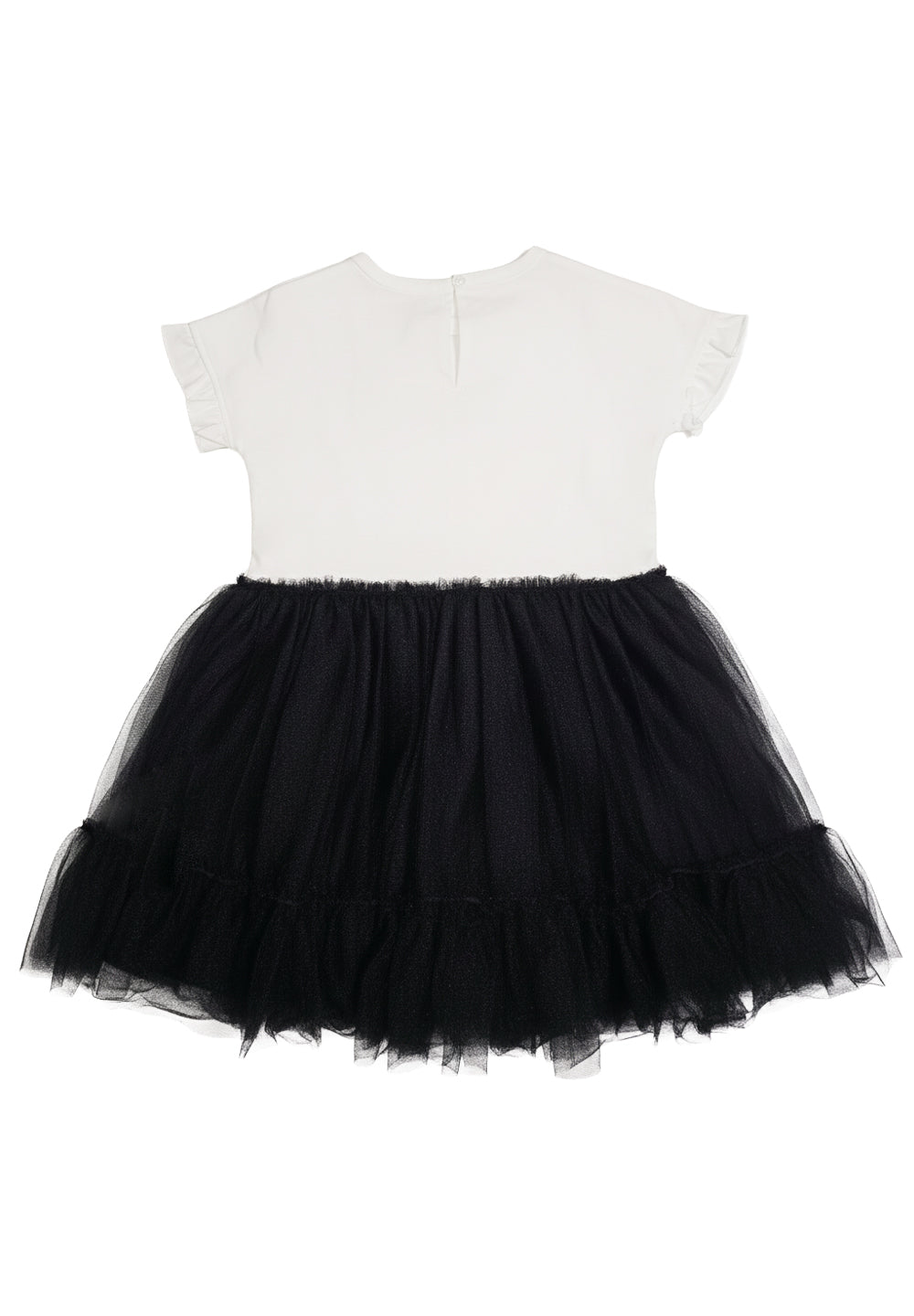Vestido blanco y negro para bebé