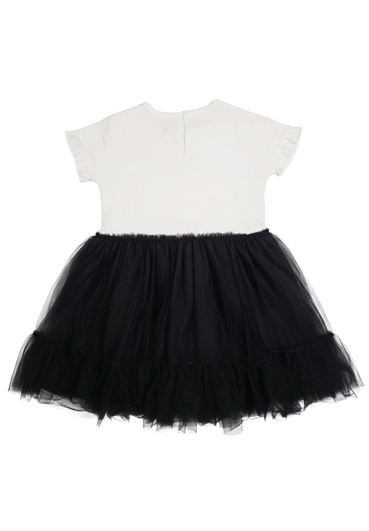 Vestido blanco y negro para bebé