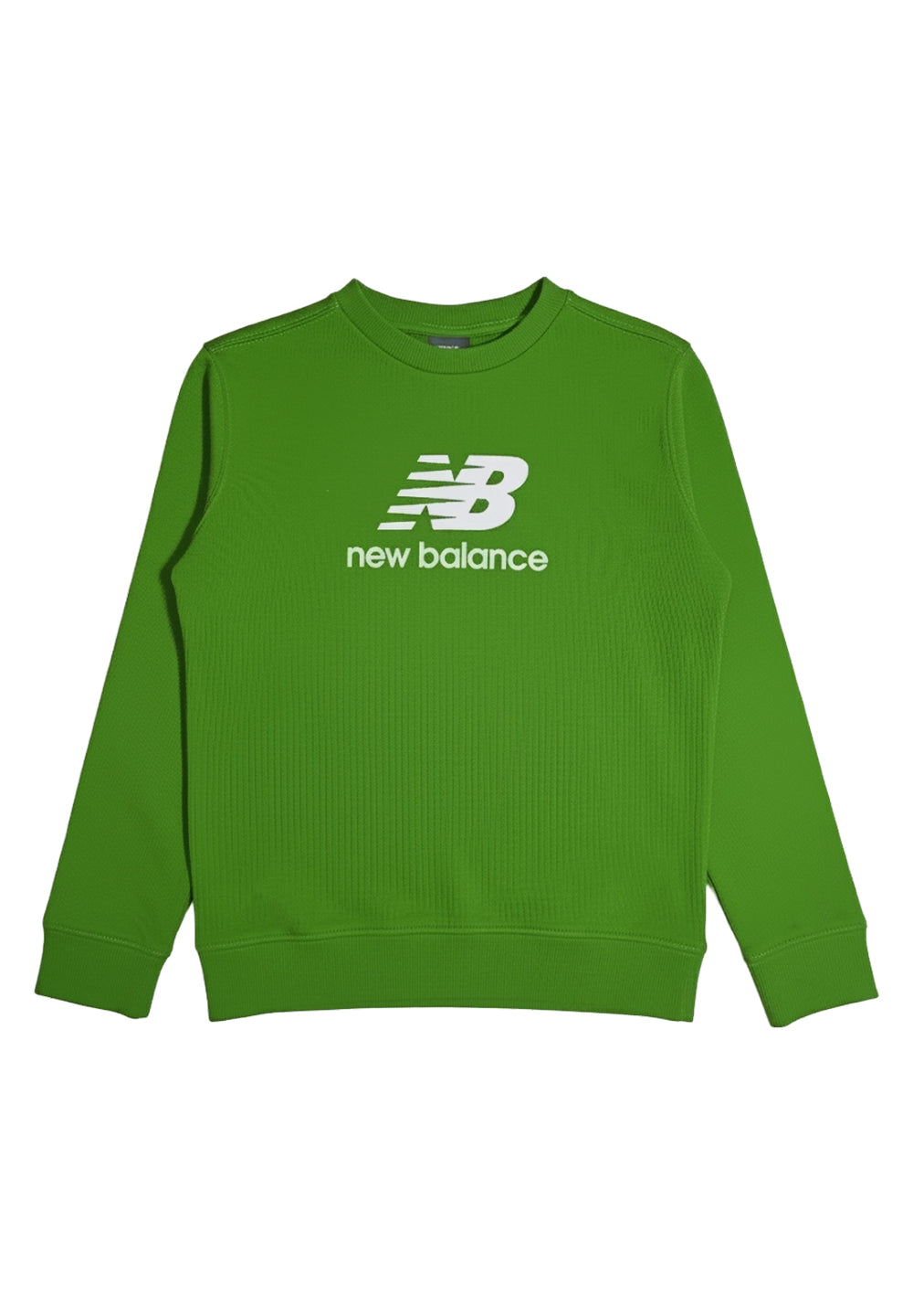 Grünes Sweatshirt mit Rundhalsausschnitt für Kinder