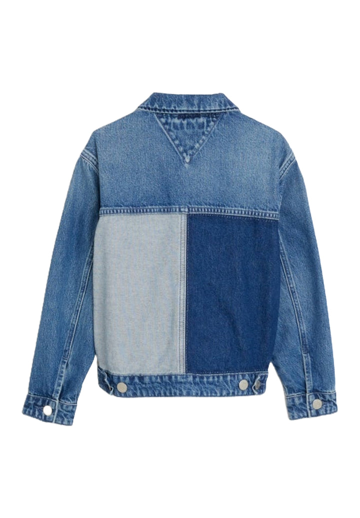 Camisa de mezclilla azul para niña