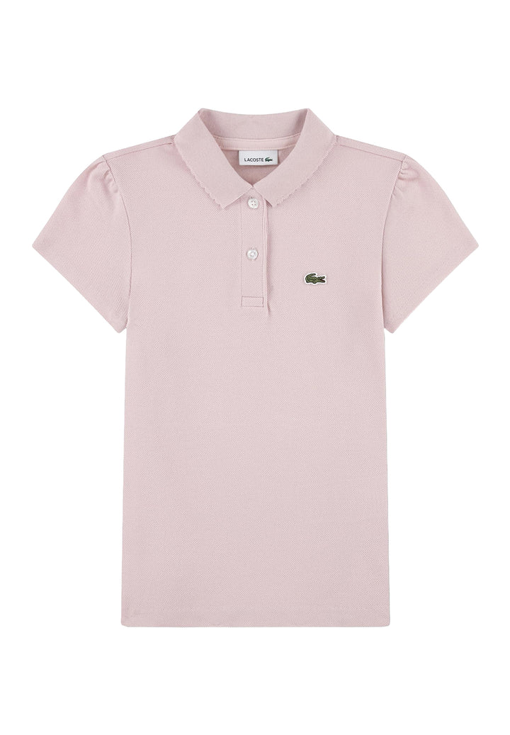 Pink polo shirt for girls