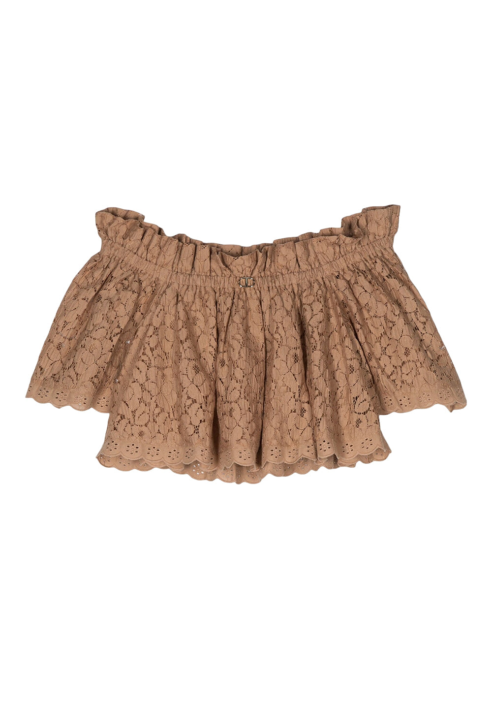Haut marron pour fille