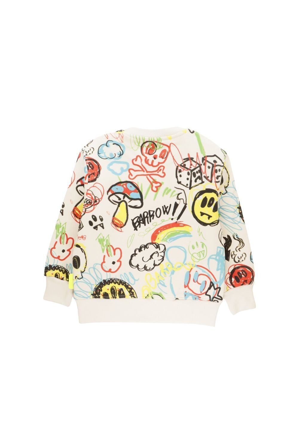 Sweat-shirt ras du cou multicolore pour fille