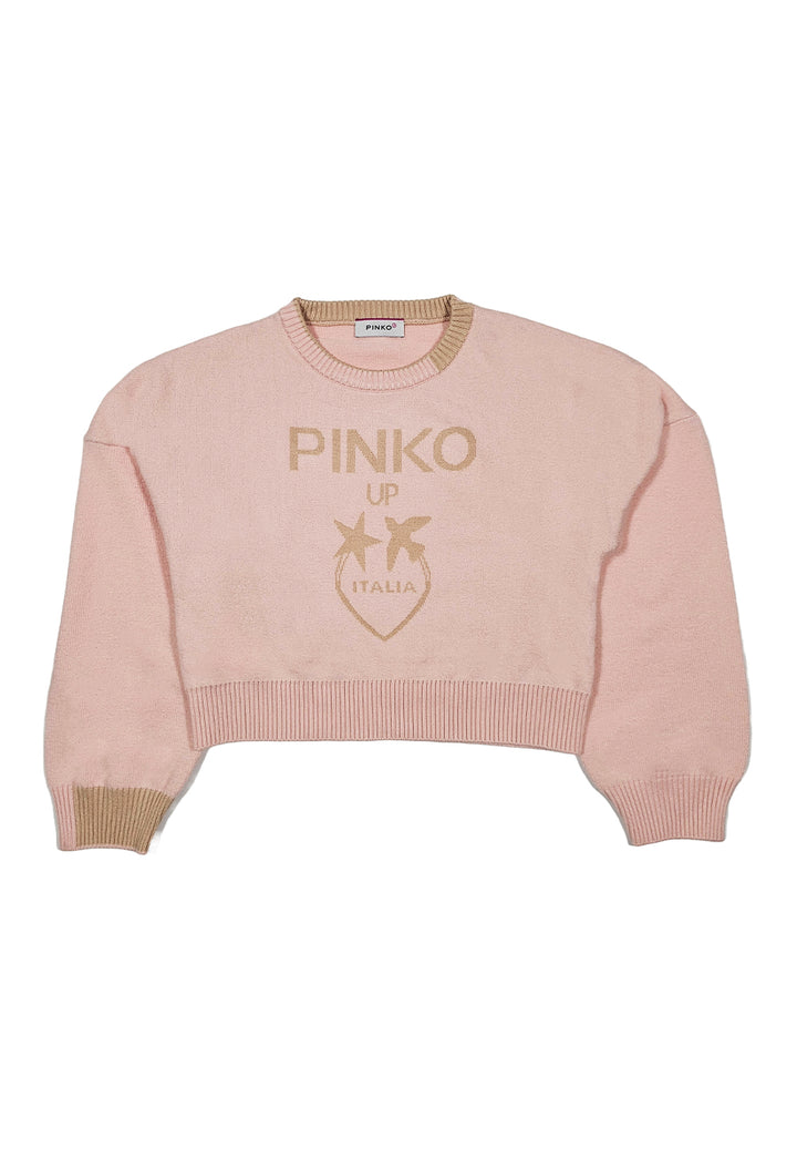 Pink sweater for baby girl