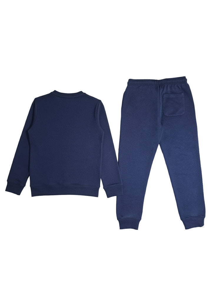 Conjunto de sudadera azul marino para niño