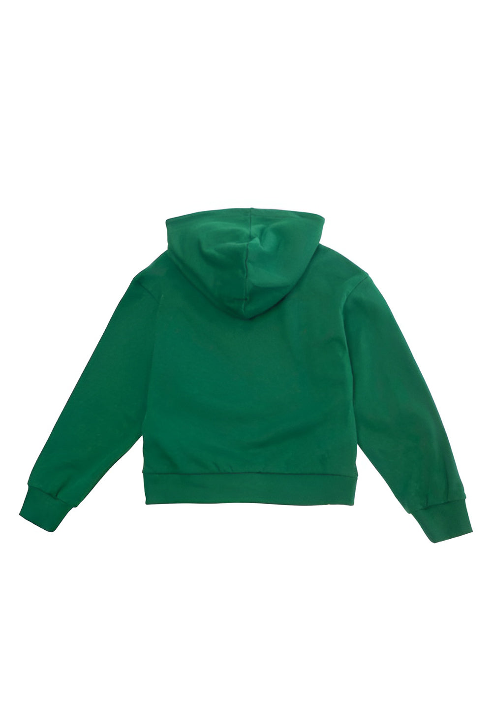 Green zip-up hoodie for boys