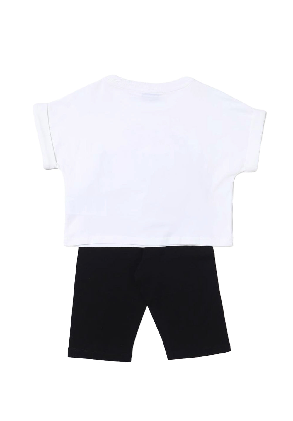 Schwarz-weißes Outfit für Mädchen