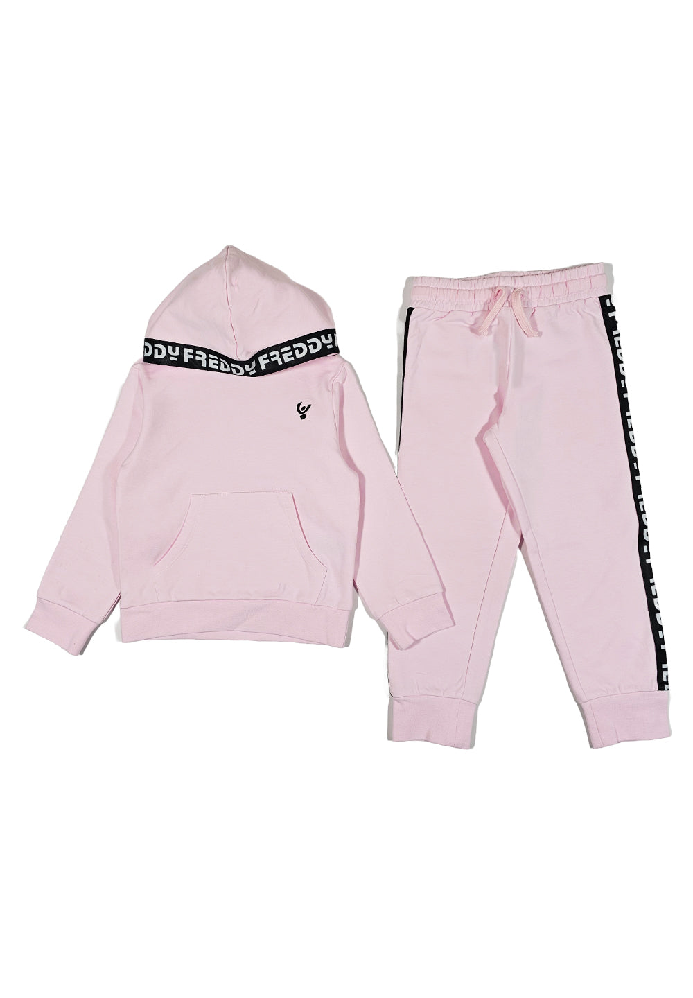 Ensemble sweat-shirt rose pour fille