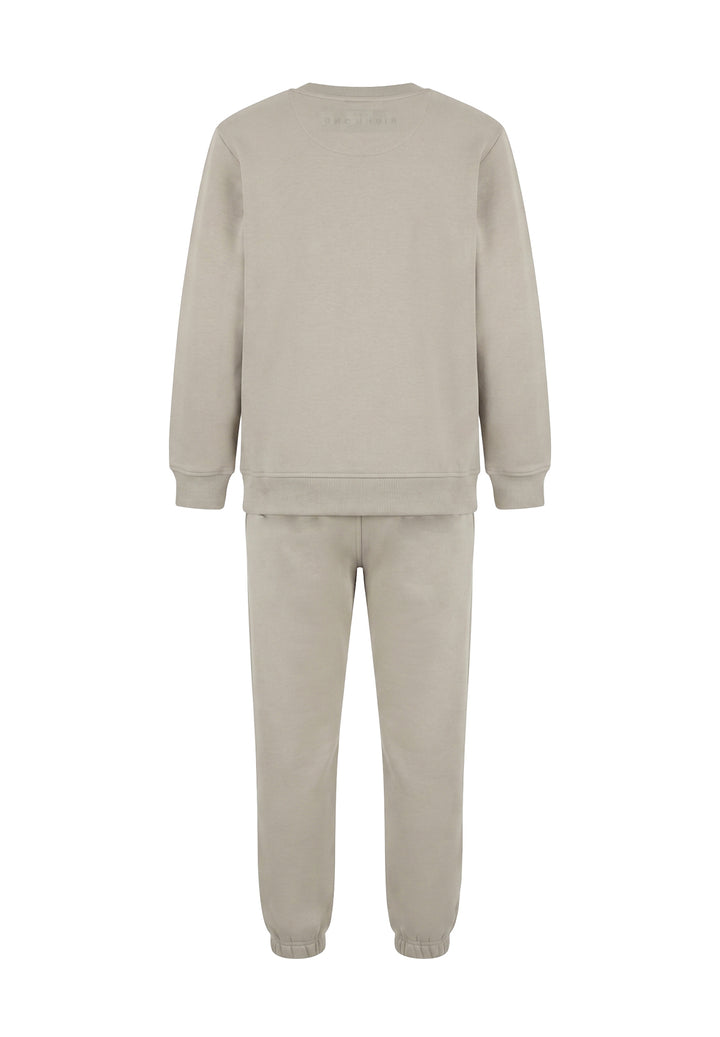 Sweatshirt-Set in Achatgrau für Kinder