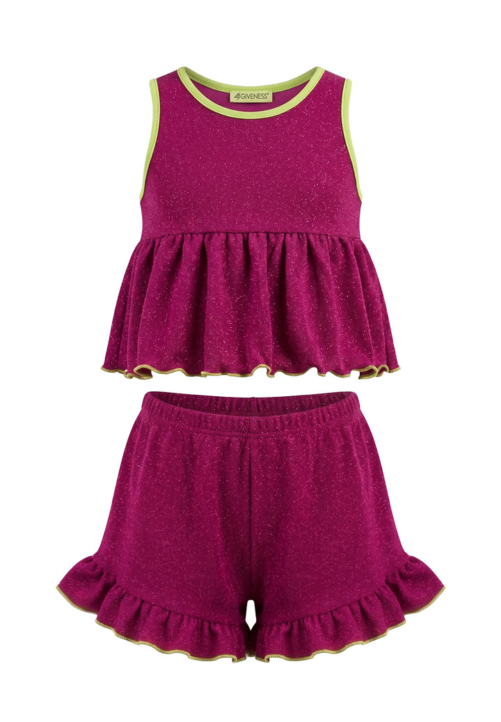 Fuchsia outfit for baby girl