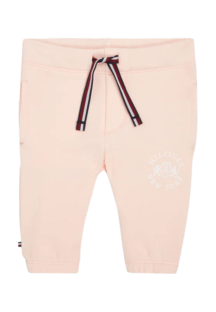 Pink sweatpants for baby girl