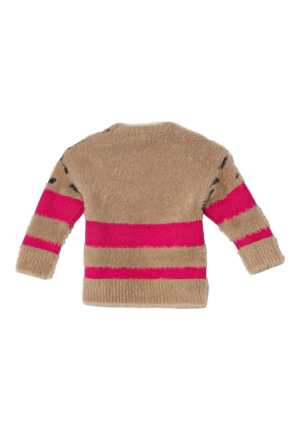 Mehrfarbiger Pullover für Mädchen