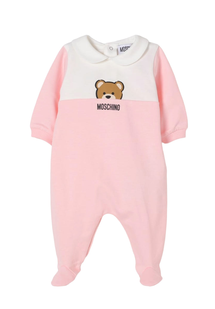 Baby girl's pink onesie