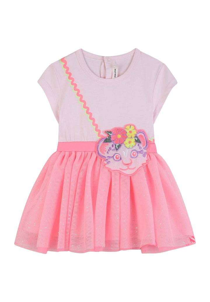 Vestido rosa para recién nacida