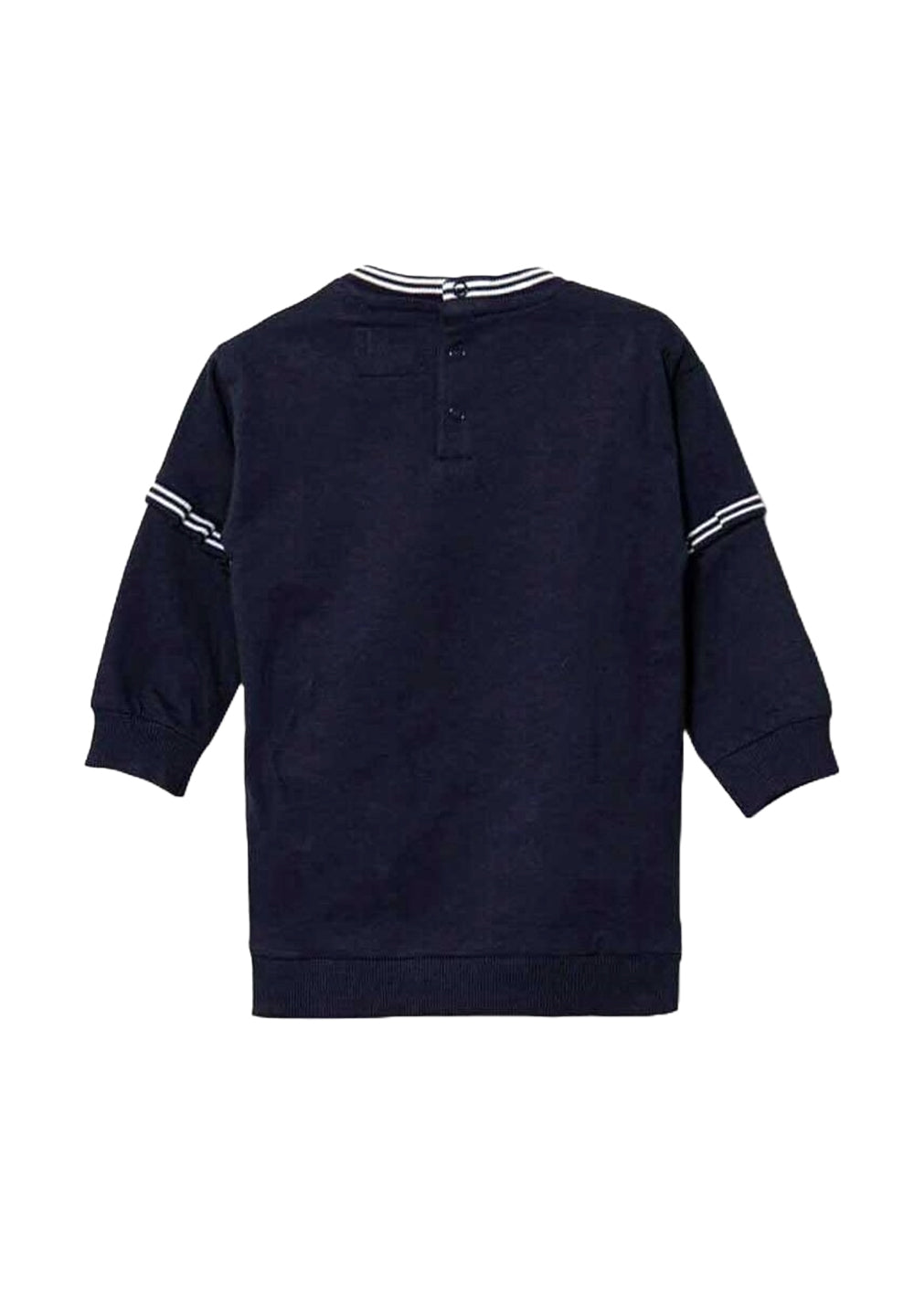 Robe sweat bleue pour bébé fille