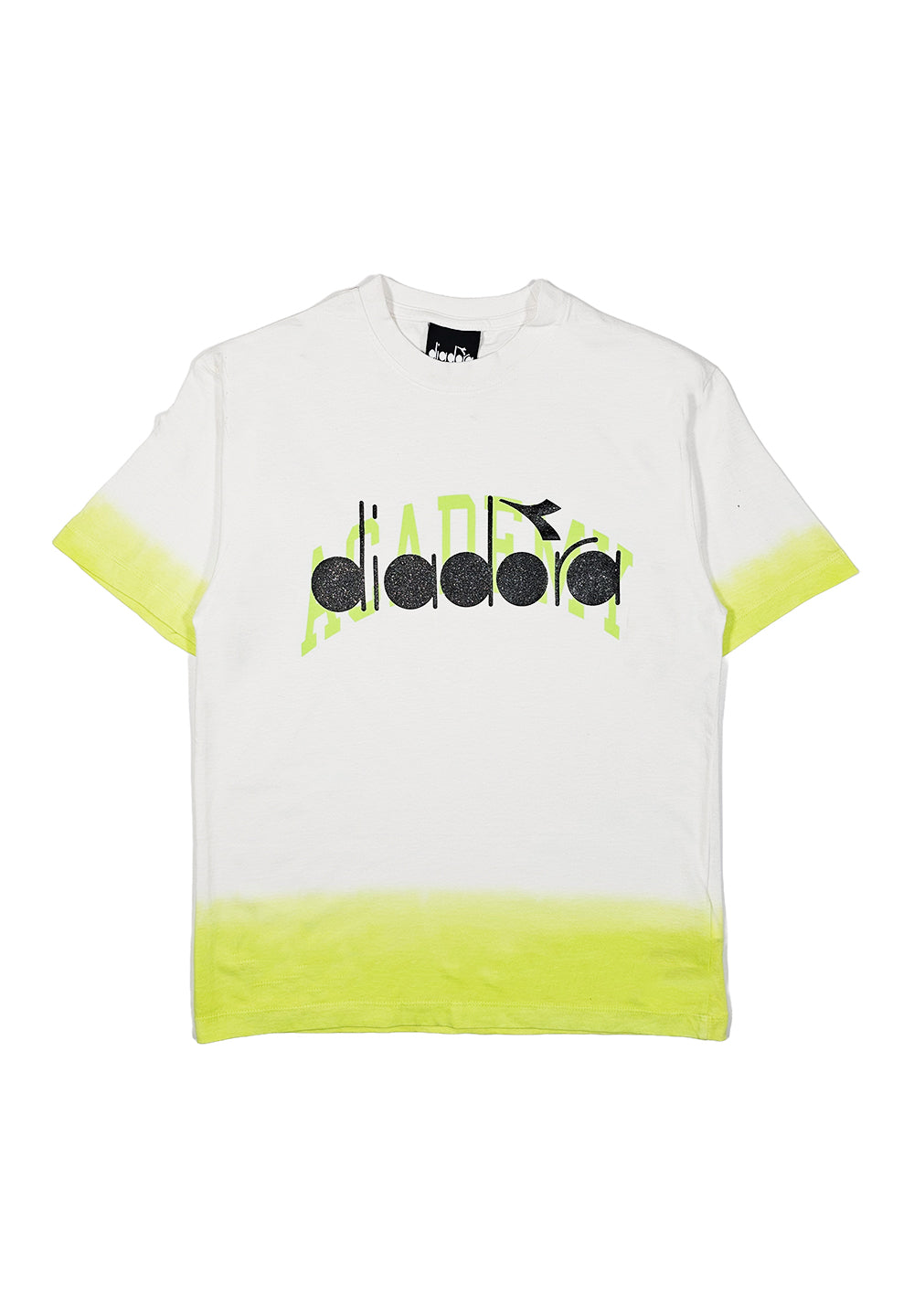 T-shirt blanc et vert pour fille